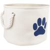 imageBone Dry Pet Storage Collection Collapsible Bin Medium Round OffWhiteOffWhite