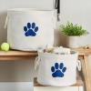 imageBone Dry Pet Storage Collection Collapsible Bin Medium Round OffWhiteOffWhite