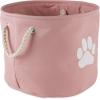 imageBone Dry Pet Storage Collection Collapsible Bin Medium Round OffWhiteRose