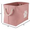 imageBone Dry Pet Storage Collection Collapsible Bin Medium Round OffWhiteRose