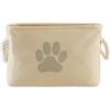 imageBone Dry Pet Storage Collection Collapsible Bin Medium Round OffWhiteTaupe