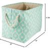 imageBone Dry Pet Storage Collection Lattice Paw Print Small Round WhiteAquaAqua