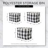 imageBone Dry Pet Storage Collection Lattice Paw Print Small Round WhiteAquaBlack