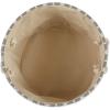 imageBone Dry Pet Storage Collection Lattice Paw Print Small Round WhiteAquaGray