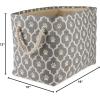 imageBone Dry Pet Storage Collection Lattice Paw Print Small Round WhiteAquaGray