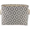 imageBone Dry Pet Storage Collection Lattice Paw Print Small Round WhiteAquaGray