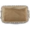 imageBone Dry Pet Storage Collection Lattice Paw Print Small Round WhiteAquaGray