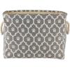 imageBone Dry Pet Storage Collection Lattice Paw Print Small Round WhiteAquaGray