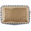imageBone Dry Pet Storage Collection Lattice Paw Print Small Round WhiteAquaNautical Blue