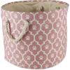 imageBone Dry Pet Storage Collection Lattice Paw Print Small Round WhiteAquaRose