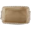 imageBone Dry Pet Storage Collection Lattice Paw Print Small Round WhiteAquaStone