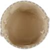 imageBone Dry Pet Storage Collection Lattice Paw Print Small Round WhiteAquaStone