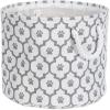 imageBone Dry Pet Storage Collection Lattice Paw Print Small Round WhiteAquaWhiteGray