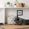 imageBone Dry Pet Storage Collection Paw and Bone Print Small Rectangle 14x8x9quot RoseBlack