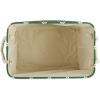 imageBone Dry Pet Storage Collection Paw and Bone Print Small Rectangle 14x8x9quot RoseHunter Green Trellis