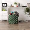 imageBone Dry Pet Storage Collection Paw and Bone Print Small Rectangle 14x8x9quot RoseHunter Green Trellis