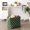 imageBone Dry Pet Storage Collection Paw and Bone Print Small Rectangle 14x8x9quot RoseHunter Green Trellis