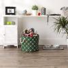 imageBone Dry Pet Storage Collection Paw and Bone Print Small Rectangle 14x8x9quot RoseHunter Green Trellis