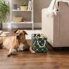 imageBone Dry Pet Storage Collection Paw and Bone Print Small Rectangle 14x8x9quot RoseHunter Green Trellis