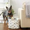 imageBone Dry Pet Storage Collection Paw and Bone Print Small Rectangle 14x8x9quot RoseNautical Blue