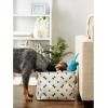 imageBone Dry Pet Storage Collection Paw and Bone Print Small Rectangle 14x8x9quot RoseNautical Blue
