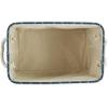 imageBone Dry Pet Storage Collection Paw and Bone Print Small Rectangle 14x8x9quot RoseNavy