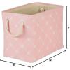 imageBone Dry Pet Storage Collection Paw and Bone Print Small Rectangle 14x8x9quot RosePink
