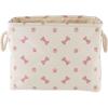 imageBone Dry Pet Storage Collection Paw and Bone Print Small Rectangle 14x8x9quot RoseRose