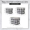 imageBone Dry Pet Storage Collection Paw and Bone Print Small Rectangle 14x8x9quot RoseRose