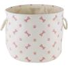imageBone Dry Pet Storage Collection Paw and Bone Print Small Rectangle 14x8x9quot RoseRose