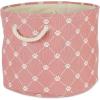 imageBone Dry Pet Storage Collection Paw and Bone Print Small Rectangle 14x8x9quot RoseRose