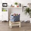 imageBone Dry Pet Storage Collection Paw and Bone Print Small Rectangle 14x8x9quot RoseStonewash Blue
