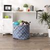imageBone Dry Pet Storage Collection Paw and Bone Print Small Rectangle 14x8x9quot RoseStonewash Blue