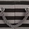 imageBone Dry Pet Storage Collection Striped Paw Patch Bin Small Round NavyBlack