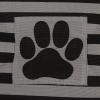 imageBone Dry Pet Storage Collection Striped Paw Patch Bin Small Round NavyBlack