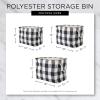 imageBone Dry Pet Storage Collection Striped Paw Patch Bin Small Round NavyDark Navy