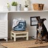 imageBone Dry Pet Storage Collection Striped Paw Patch Bin Small Round NavyDark Navy