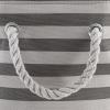 imageBone Dry Pet Storage Collection Striped Paw Patch Bin Small Round NavyGray
