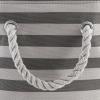 imageBone Dry Pet Storage Collection Striped Paw Patch Bin Small Round NavyGray