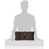 imageBone Dry Pet Storage Collection Toy Basket Medium 21x13x8quot Brown Plastic WickerBrown Plastic Wicker