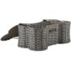 imageBone Dry Pet Storage Collection Toy Basket Medium 21x13x8quot Brown Plastic WickerGray Plastic Wicker