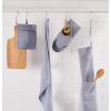 imageDII 100 Cotton Solid Chambray Kitchen Set Oven Mitts Blue 2 PieceBlue