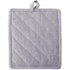 imageDII 100 Cotton Solid Chambray Kitchen Set Oven Mitts Blue 2 PieceGray