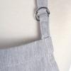 imageDII 100 Cotton Solid Chambray Kitchen Set Oven Mitts Blue 2 PieceGray