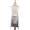 imageDII 100 Cotton Solid Chambray Kitchen Set Oven Mitts Blue 2 PieceGray