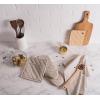 imageDII 100 Cotton Solid Chambray Kitchen Set Oven Mitts Blue 2 PieceNatural
