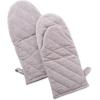 imageDII 100 Cotton Solid Chambray Kitchen Set Oven Mitts Blue 2 PieceStone