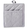 imageDII 100 Cotton Solid Chambray Kitchen Set Potholders Barn Red 2 PieceGray
