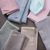 imageDII 100 Cotton Solid Chambray Kitchen Set Potholders Barn Red 2 PieceNatural