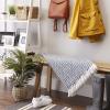 imageDII Arrowhead Woven Throw 50x60 with 3quot Fringe French Blue 1 PieceFrench Blue